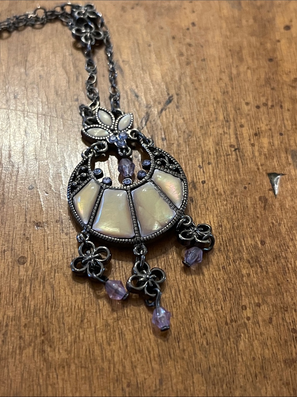 vintage Lady Remington pendant necklace